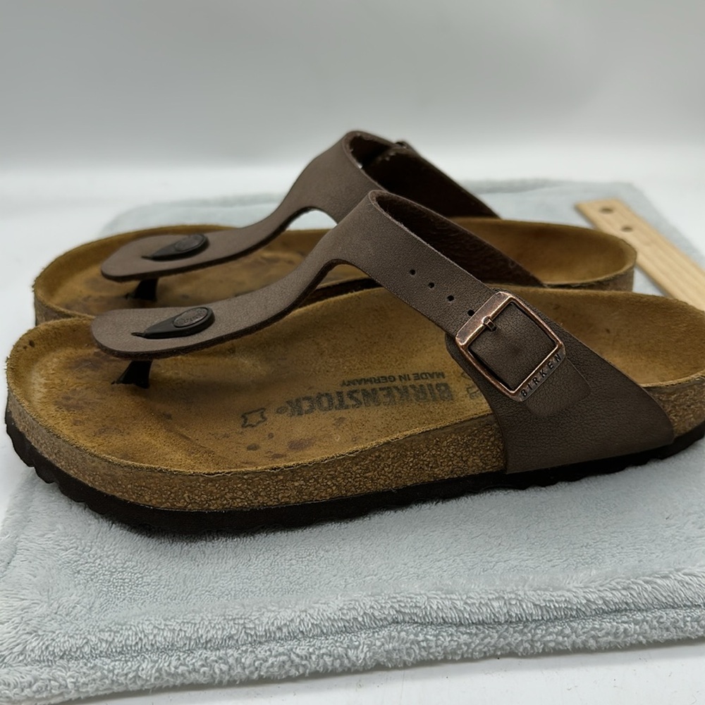 Birkenstock Gizeh Oiled Leather Sandals Women’s 38/US 7 to 7.5 - Picture 6 of 10